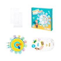 Brinquedos De Quebra-Cabeça De Classificação De Números, Formas E Cores Em Madeira Montessori Para