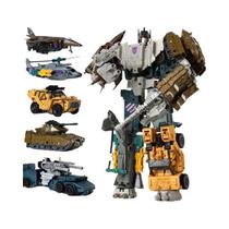 Brinquedos De Robô Transformável 6 Em 1 HaiZhiXing Defensor Bruticus Superion Devastator HZX Figura