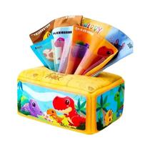 Brinquedos De Tecido Montessori Para Bebês, Educação Infantil, Quebra-Cabeça De Caixa De Lenços De