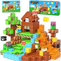 Brinquedos de viagem Magnetic Blocks Soyee com estanho de metal de 3 a 8 anos