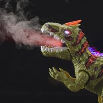Brinquedos Dinossauro T-Rex Com Spray de Fumaça Luz E Som E Anda e muito top.