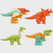 Brinquedos Dinossauros Coloridos Com Parafusos Monta e Desmonta e muito divertido.