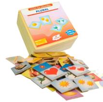 Brinquedos Educativo Jogo Da Memória Plural E Singular 40pçs