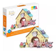 Brinquedos Educativos 2 Anos Passa Figura Animais Fazendinha 6023