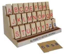 Brinquedos Educativos - Alfabeto Móvel Degrau 130 Peças