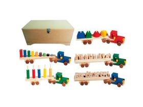 Brinquedos Educativos - Baú Carreta Didáticas 5 Carretas Brinquedos Educativos - Baú Carreta Didáticas 5 Carretas