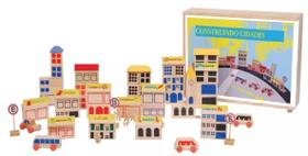 Brinquedos Educativos Blocos Construindo Cidades 85 Peças