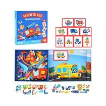 Brinquedos Educativos De Quebra-Cabeça Magnético Para Crianças, Jogos Divertidos Para Meninos E