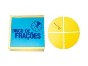 Brinquedos Educativos - Disco de Frações 24 Peças