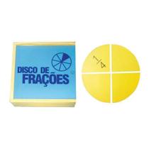 Brinquedos Educativos - Disco de Frações 24 Peças