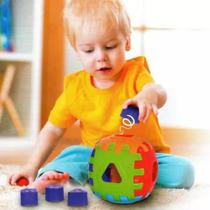 Brinquedos Educativos Infantil Bebe Cubo Didático Encaixe