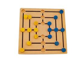 Brinquedos Educativos - Jogo Trilha em Madeira 18 Peças Brinquedos Educativos - Jogo Trilha em Madeira 18 Peças