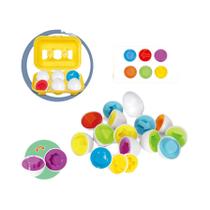 Brinquedos Educativos Montessori Para Bebês 6 Peças Correspondência De Cores E Formas Aprendizado