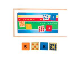 Brinquedos Educativos - Numeral E Quantidade Com Pinos 18und Brinquedos Educativos - Numeral E Quantidade Com Pinos 18und