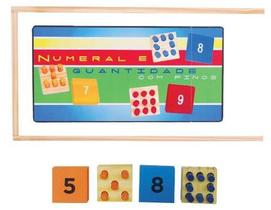 Brinquedos Educativos - Numeral E Quantidade Com Pinos 18und Brinquedos Educativos - Numeral E Quantidade Com Pinos 18und