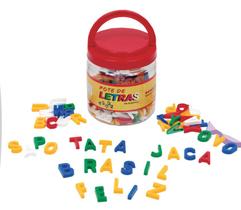 Brinquedos Educativos - Pote Com Letras 171 Peças - Sonho De Crianca