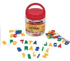 Brinquedos Educativos - Pote com Letras 171 Peças