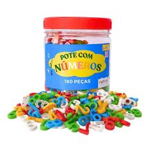 Brinquedos Educativos Pote Com Números Em Plástico 180 Peças Pote Com Números Em Plástico 180 Peças Brinquedos Educativos Pote Com Números Em Plástico 180 Peças Pote Com Números Em Plástico 180 Peças