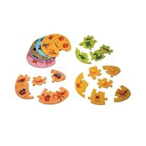 Brinquedos Educativos Quebra Cabeça Associação Cores 48und