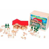 Brinquedos Educativos Super Fazendinha 45 Peças em Madeira Brinquedos Educativos Super Fazendinha 45 Peças em Madeira