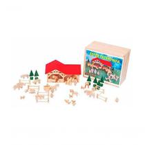 Brinquedos Educativos - Super Fazendinha 45 Peças Em Madeira Brinquedos Educativos - Super Fazendinha 45 Peças Em Madeira