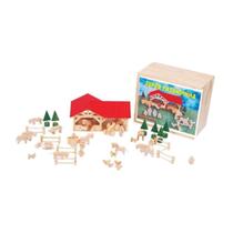 Brinquedos Educativos - Super Fazendinha 45 Peças em Madeira Brinquedos Educativos - Super Fazendinha 45 Peças em Madeira