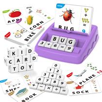 Brinquedos educativos Yolscue Matching Letter Games 2 em 1 Brinquedos educativos Yolscue Matching Letter Games 2 em 1
