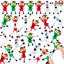 Brinquedos elásticos adesivos JOYIN Christmas Climbing Man x24 Kids Brinquedos elásticos adesivos JOYIN Christmas Climbing Man x24 Kids