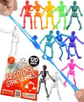 Brinquedos elásticos para Halloween UpBrands, pacote com 120 unidades para crianças