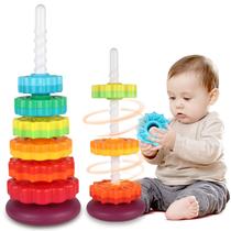 Brinquedos giratórios GKKBSJ para crianças de 1 a 3 anos com girador Brinquedos giratórios GKKBSJ para crianças de 1 a 3 anos com girador