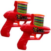 Brinquedos ibasenice Saucer Disc Launcher Foam Disc Shooter 2 peças de brinquedos de disco de espuma voadora para controle remoto Brinquedos robóticos Pistolas de disco voador para meninos e meninas, lembrancinhas de festa de aniversário, cores aleatórias Brinquedos ibasenice Saucer Disc Launcher Foam Disc Shooter 2 peças de brinquedos de disco de espuma voadora para controle remoto Brinquedos robóticos Pistolas de disco voador para meninos e meninas, lembrancinhas de festa de aniversário, cores aleatórias