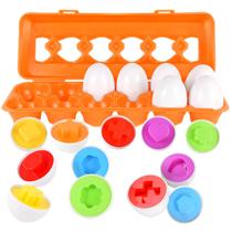 Brinquedos infantis Toy CPSYUB Montessori Matching Eggs 18m+ (12)