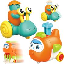 Brinquedos infantis Vusum Press & Go Push Cars para crianças de 1 a 4 anos Brinquedos infantis Vusum Press & Go Push Cars para crianças de 1 a 4 anos