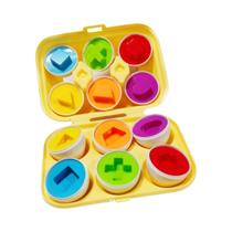 Brinquedos Inteligentes De Reconhecimento De Cores E Formas Geométricas Para Crianças, Ovos Torcidos