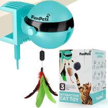 Brinquedos interativos para gatos FunPetz para gatos domésticos com acessórios