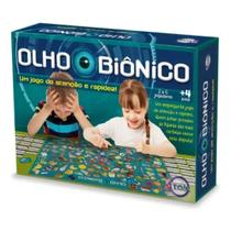 Brinquedos Jogo Olho Biônico, Jogo de Tabuleiro de Atenção e Rapidez, 2 a 6 Jogadores, 4 Anos, 120 Cartões e 60 Fichas Brinquedos Jogo Olho Biônico, Jogo de Tabuleiro de Atenção e Rapidez, 2 a 6 Jogadores, 4 Anos, 120 Cartões e 60 Fichas