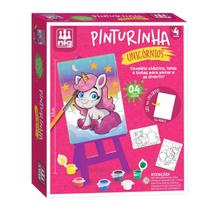Brinquedos Kit de Pintura Infantil Pinturinha Unicórnios - Nig