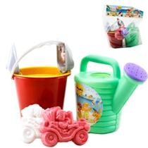 Brinquedos kit Praia Coloridos - Caminhão / Regador / Balde e outros