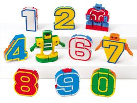 Brinquedos Lakeshore Number-Bots Robôs de Números 0-9 de 5 cm Brinquedos Lakeshore Number-Bots Robôs de Números 0-9 de 5 cm