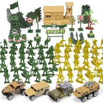Brinquedos masculinos do exército TOY Life 95 unidades para meninos com veículos e adereços Brinquedos masculinos do exército TOY Life 95 unidades para meninos com veículos e adereços