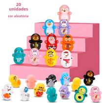 Brinquedos Mini Tumbler Para Crianças, 20 Peças, 3x3.6cm, Brinquedos De Animais, Lembrancinhas De