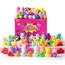 Brinquedos Mochi Squishy Yooshi 120 Peças Kawaii para Alívio do Estresse Brinquedos Mochi Squishy Yooshi 120 Peças Kawaii para Alívio do Estresse
