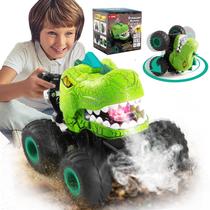 Brinquedos Monster Truck com spray e luz, carro de controle remoto de dinossauro, carros de controle remoto giratórios de 360, todo-terreno para controle remoto, carros para crianças, Monster Trucks para meninos de 4 a 7 anos Brinquedos Monster Truck com spray e luz, carro de controle remoto de dinossauro, carros de controle remoto giratórios de 360, todo-terreno para controle remoto, carros para crianças, Monster Trucks para meninos de 4 a 7 anos