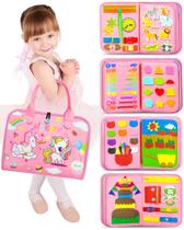 Brinquedos Montessori Busy Board Exorany para crianças de 1 a 4 anos