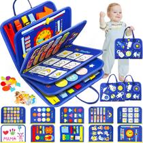 Brinquedos Montessori Busy Board SafeLi de 12 páginas para crianças