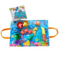 Brinquedos Montessori Para Crianças Pequenas Jogo De Pesca Em Tecido Copos Empilháveis Educacionais