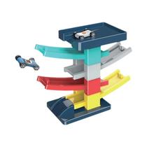 Brinquedos Montessori Para Meninos, Rampa De Carro, Quebra-Cabeça, Pistas Educacionais, Brinquedo De