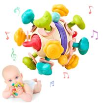 Brinquedos Montessori Sensory Teething Majobee para bebês de 0 a 18 meses