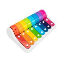 Brinquedos musicais Bells Rock 'N Roller Piano Fat Brain para bebês