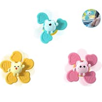 Brinquedos Para Bebê Chocalho Grude Spinner Com Ventosa Kids Brinquedos Para Bebê Chocalho Grude Spinner Com Ventosa Kids